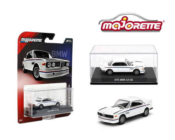1975 BMW 3.0 CSL White Solid Majorette 1:64 Collector Series Wave 2 2025