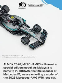 Mercedes AMG Petronas Formula 1 Team Kimi Antonelli 2025 with Minifigure MDX Exclusive