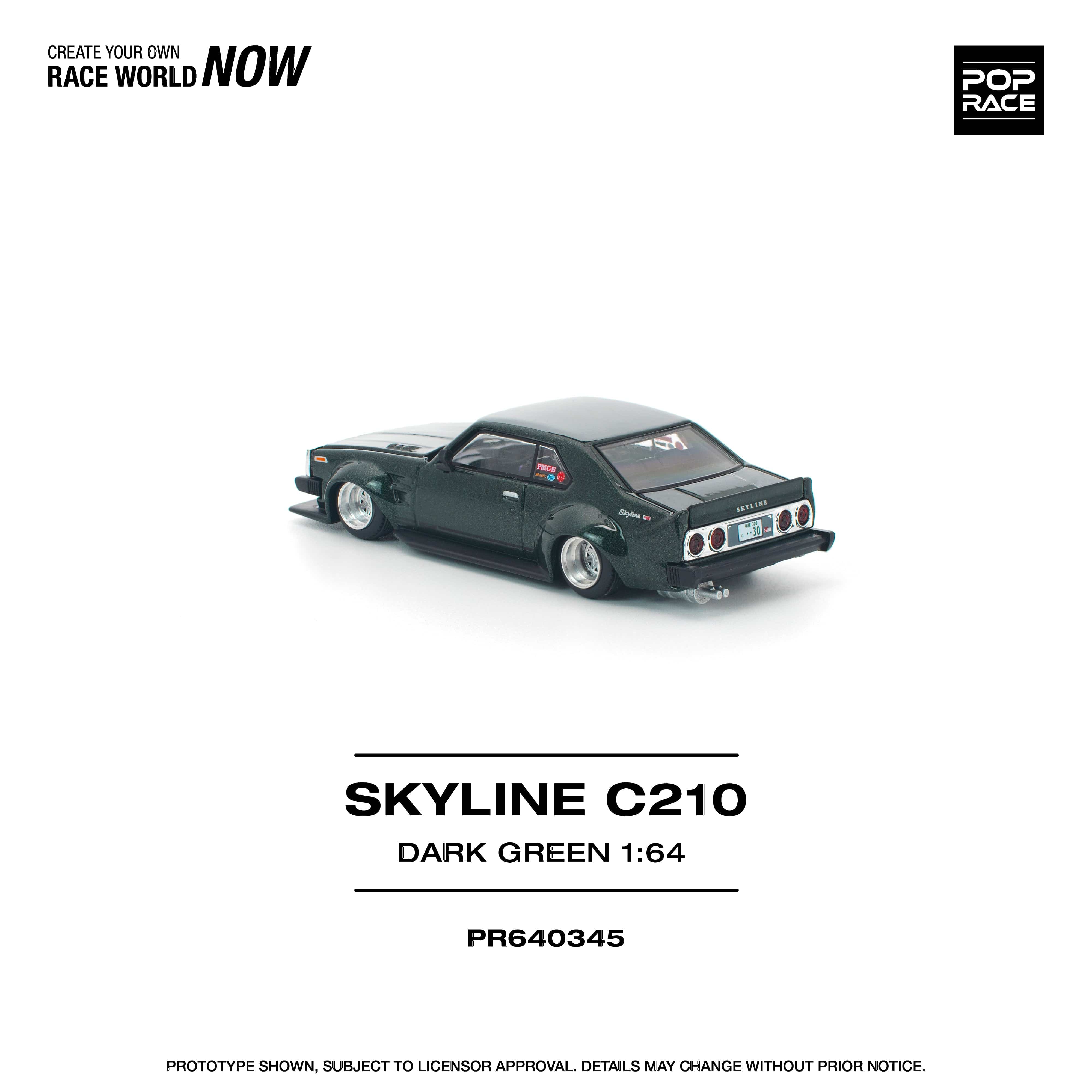 イグニッションモデル　1/43 スカイライン　GT-EL C210 グリーン IG0321 1/43 Nissan Skyline 2000 GT-EL (C210) Green | LINE UP