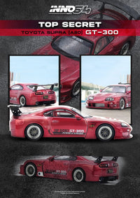 Toyota Supra AE80 Top Secret Red Inno64 1/64 scale