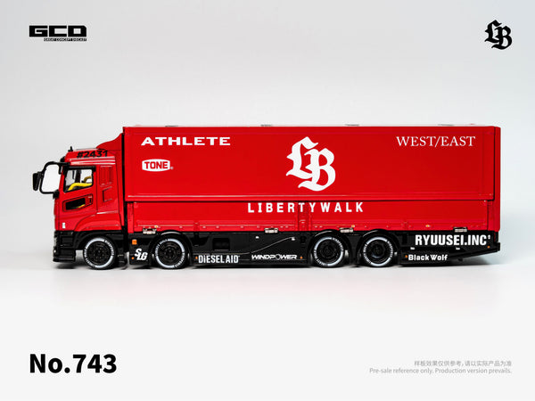 Super Silhouette Red/Black Mitsubishi Fuso Truck (RHD) LBWK GCD