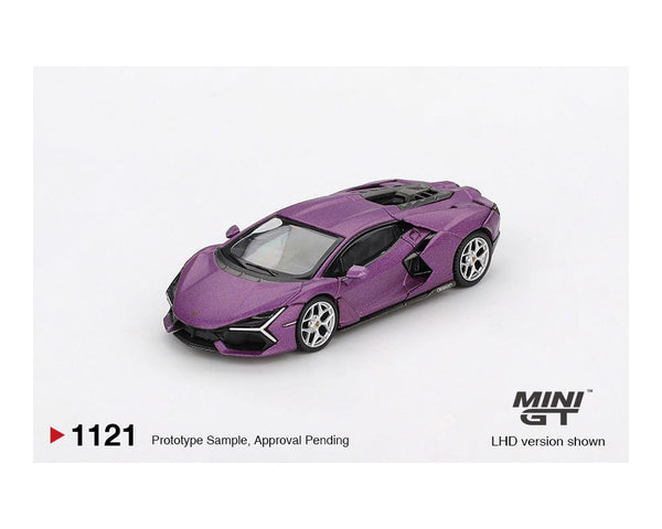 Lamborghini Revuelto Viola 30th Matte Purple Mini GT 1/64 scale