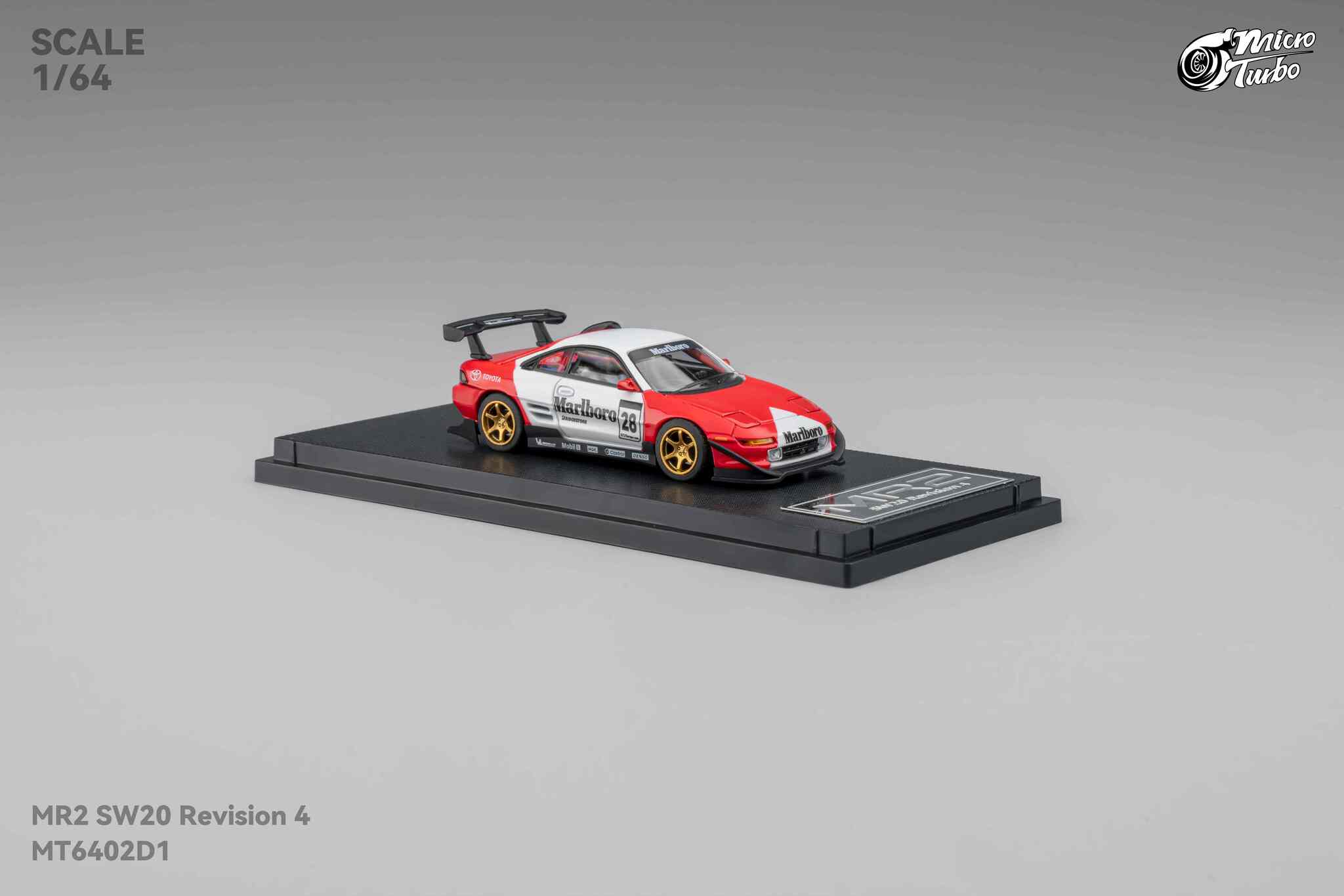 pre-order) Custom Toyota MR2 Marlboro Micro Turbo 1/64 scale