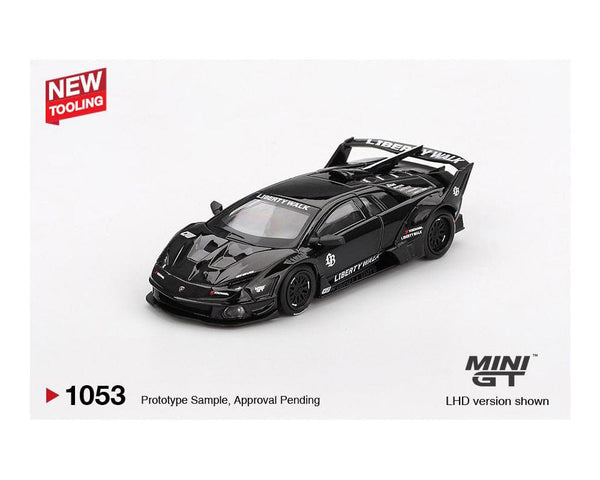 Lamborghini LB-Silhouette WORKS MURCIELAGO GT- Evo Black Mini GT 1/64 scale