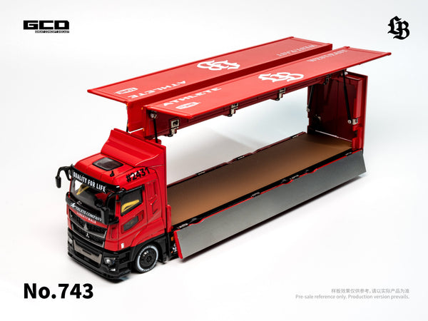 Super Silhouette Red/Black Mitsubishi Fuso Truck (RHD) LBWK GCD