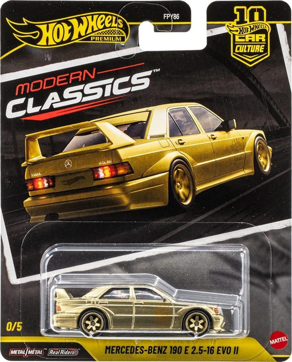 Mercedes-Benz 190 E 2.5-16 Evo II Gold Chase Modern Classics Hot Wheels