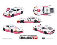 Nissan Fairlady Z Tamiya x Kaido House The Frog V1 White Pink Kaido House 1:64