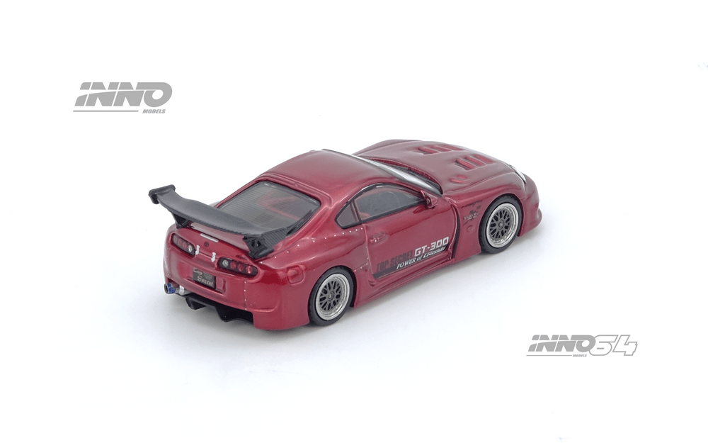 Toyota Supra AE80 Top Secret Red Inno64 1/64 scale
