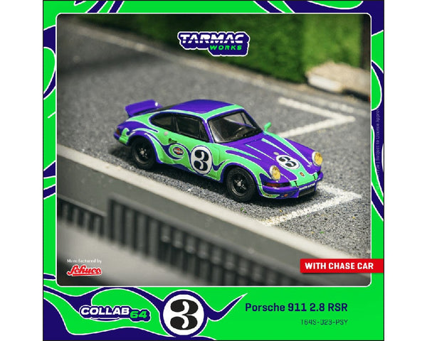 Porsche 911 2.8 RSR Psychodelic Green Limited Edition Tarmac Works Schuco 1/64