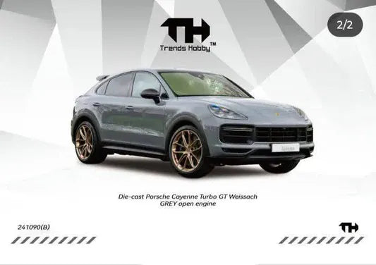 Porsche Cayenne Turbo GT Grey Trends Hobby 1:64
