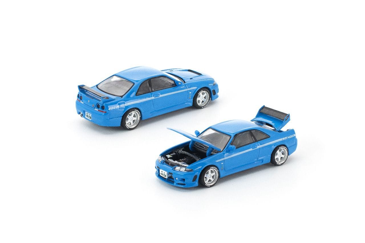 1/64 改Nissan Skyline R32 BN 風 TE37 関村 Nissan Skyline GT-R (R33) HKS V1 – Black Green (Kaido House x Mini