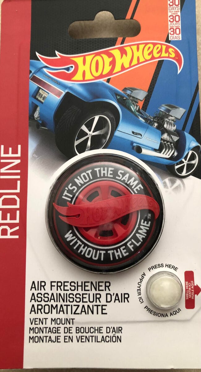 Hot Wheels Air Freshener Vent Mount Redline 22094