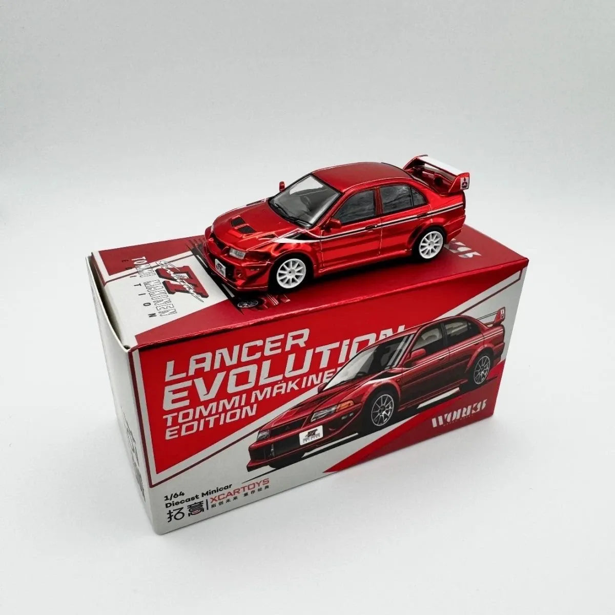 Mitsubishi Lancer Evolution Tommi Makine Edition HEC Hobby Expo China Special Edition Works Model 1/64