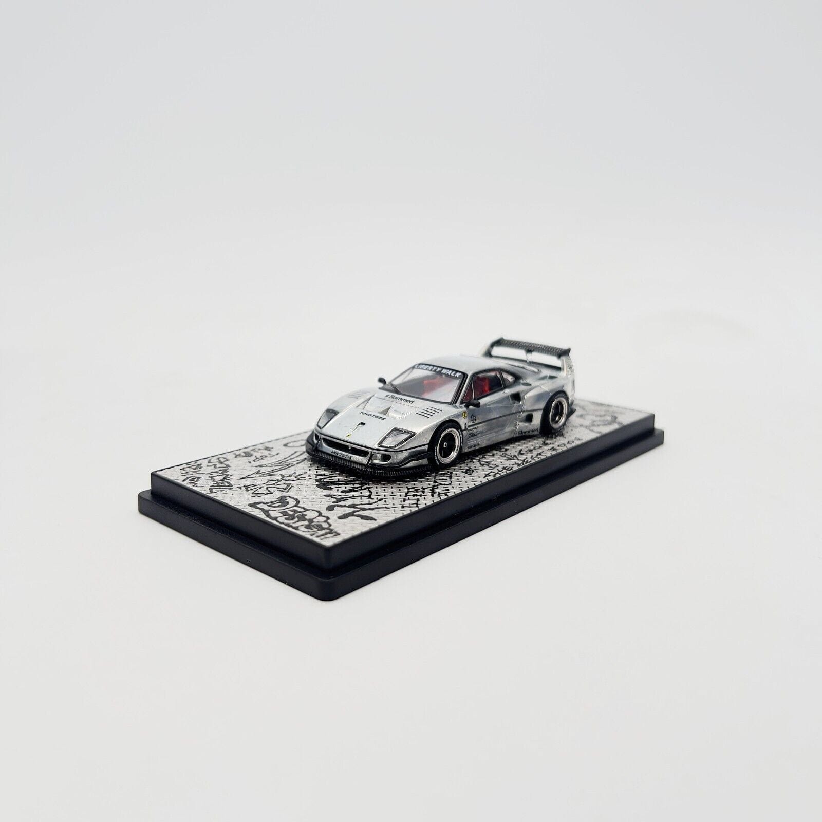 Chase Model Ferrari F40 LBWK Matte Black Hong Kong Toycar Salon