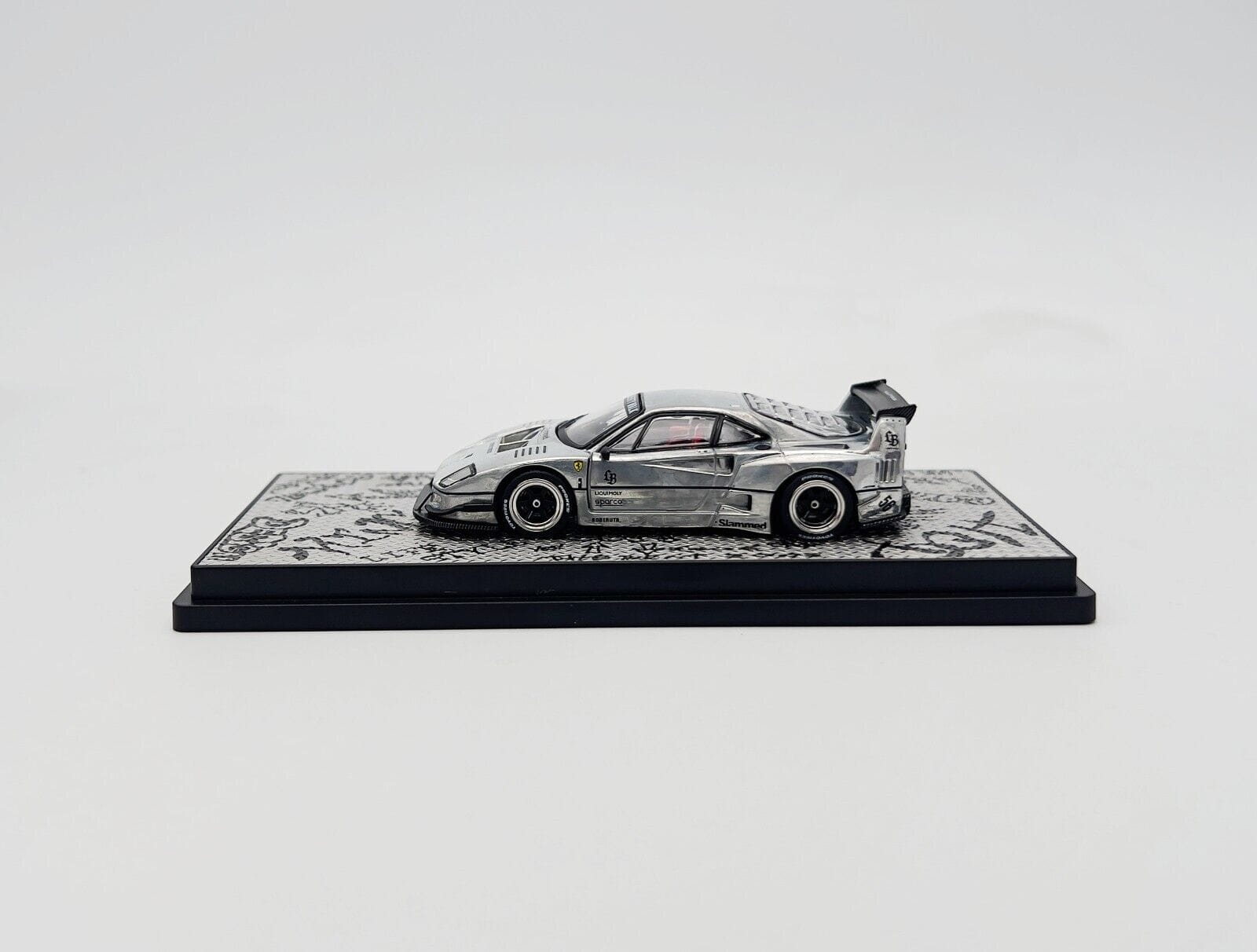 Chase Model Ferrari F40 LBWK Matte Black Hong Kong Toycar Salon