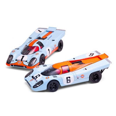 2x car set Gulf Porsche 917 #1 & #6 Sparky Tiny Exclusive 1/64