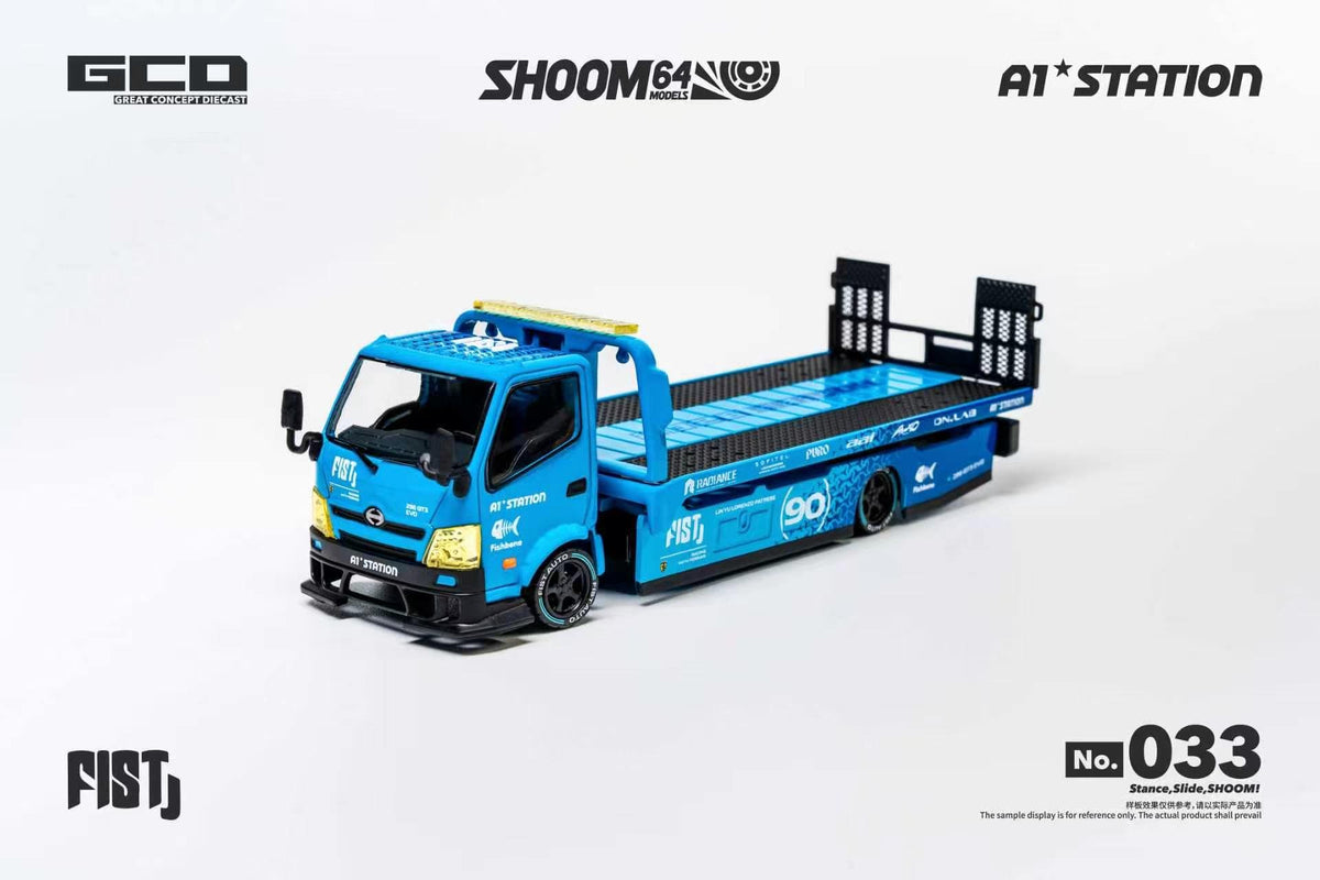 SHOOM Hino 300 FIST TEAM Blue 1:64 | Pre-order SHOOM-10-033
