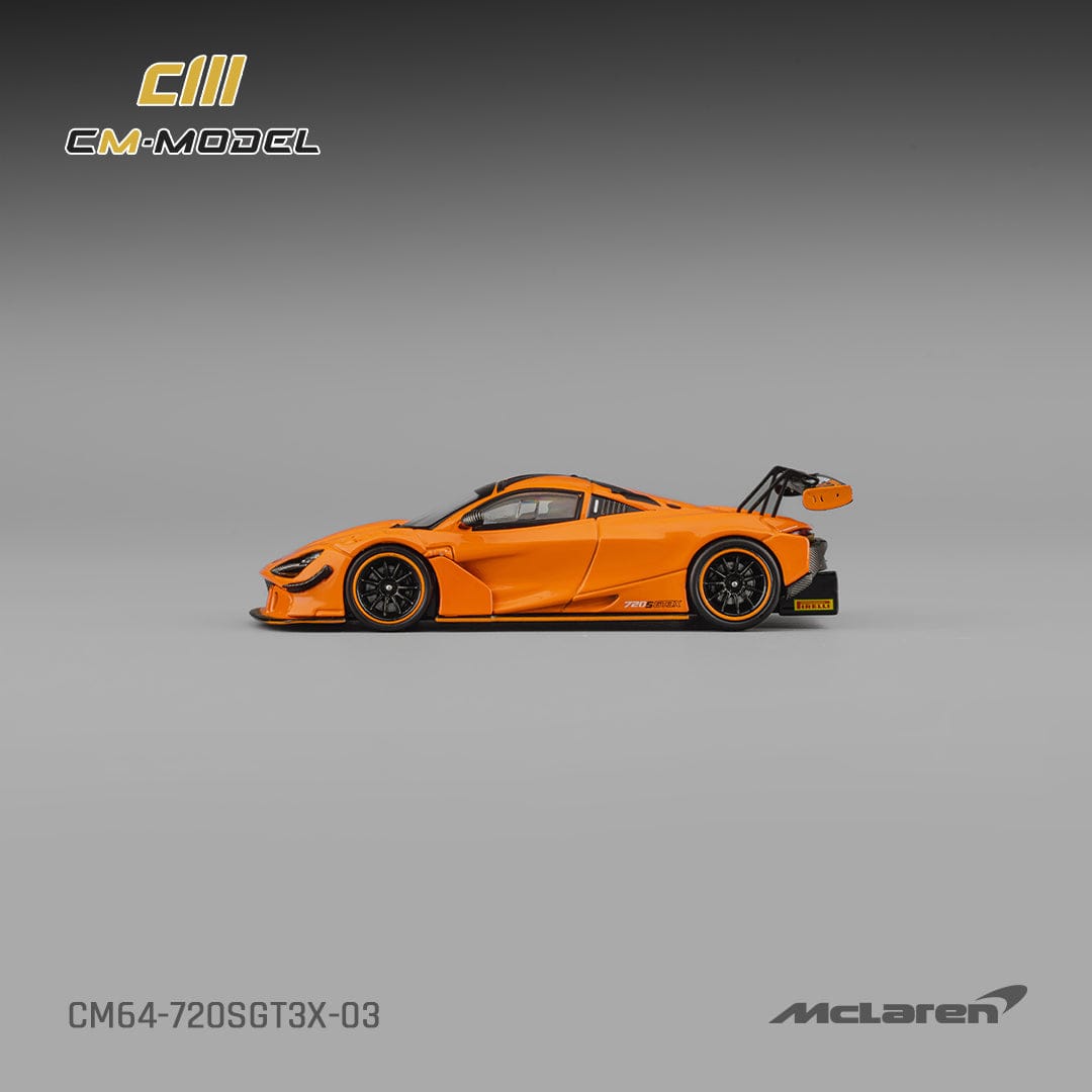 McLaren 720S GT3X Papaya Orange 1/64 | CM Model CM64-720SGT3X-03