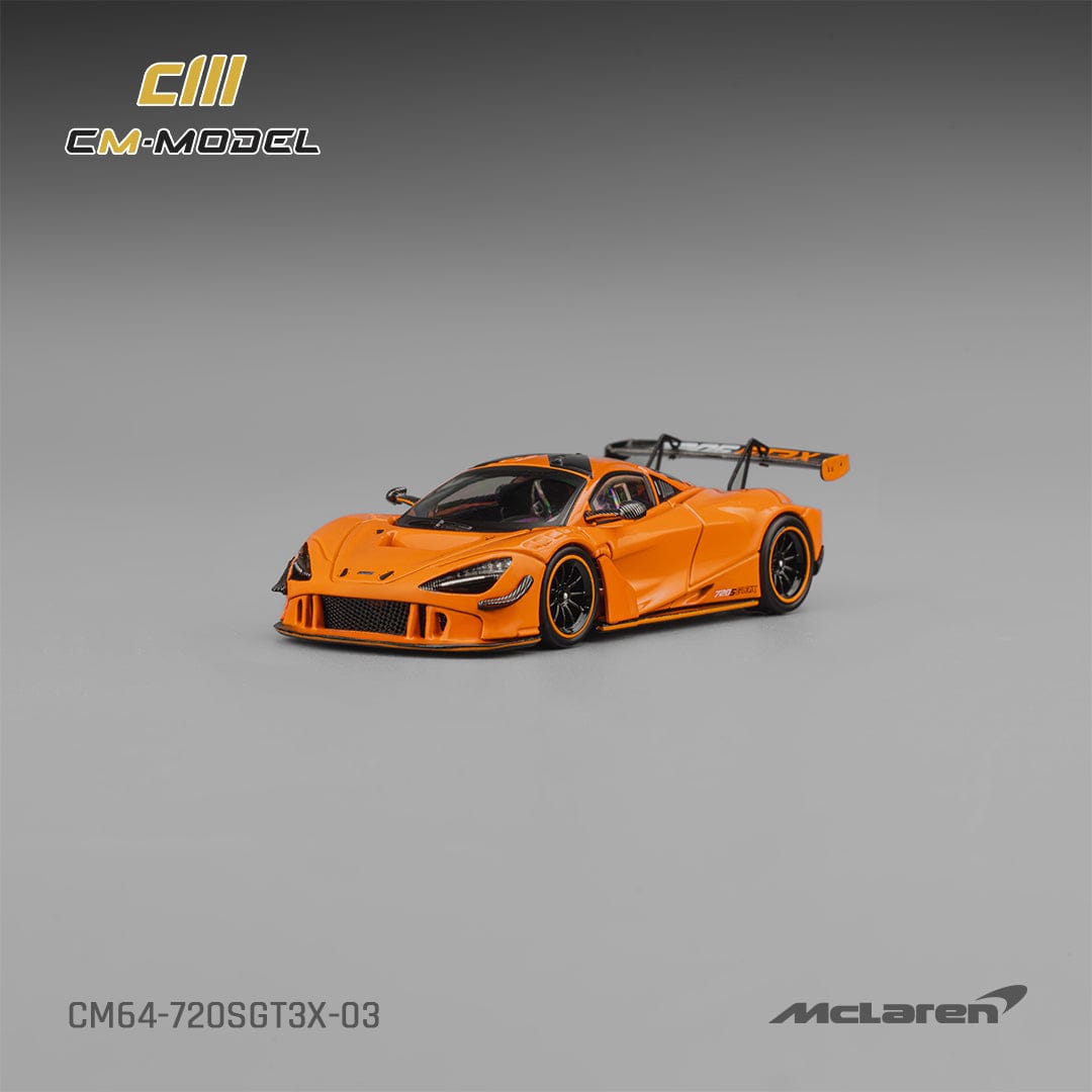 McLaren 720S GT3X Papaya Orange 1/64 | CM Model CM64-720SGT3X-03