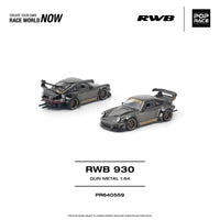 Porsche RWB 930 Gun Metal 1/64 | Pop Race PR640559