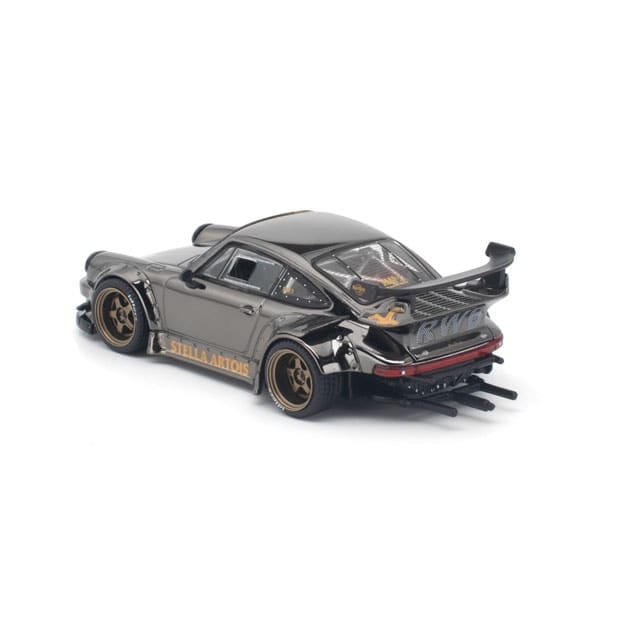 Porsche RWB 930 Gun Metal 1/64 | Pop Race PR640559