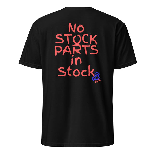 No Stock Parts in Stock T-Shirt Black