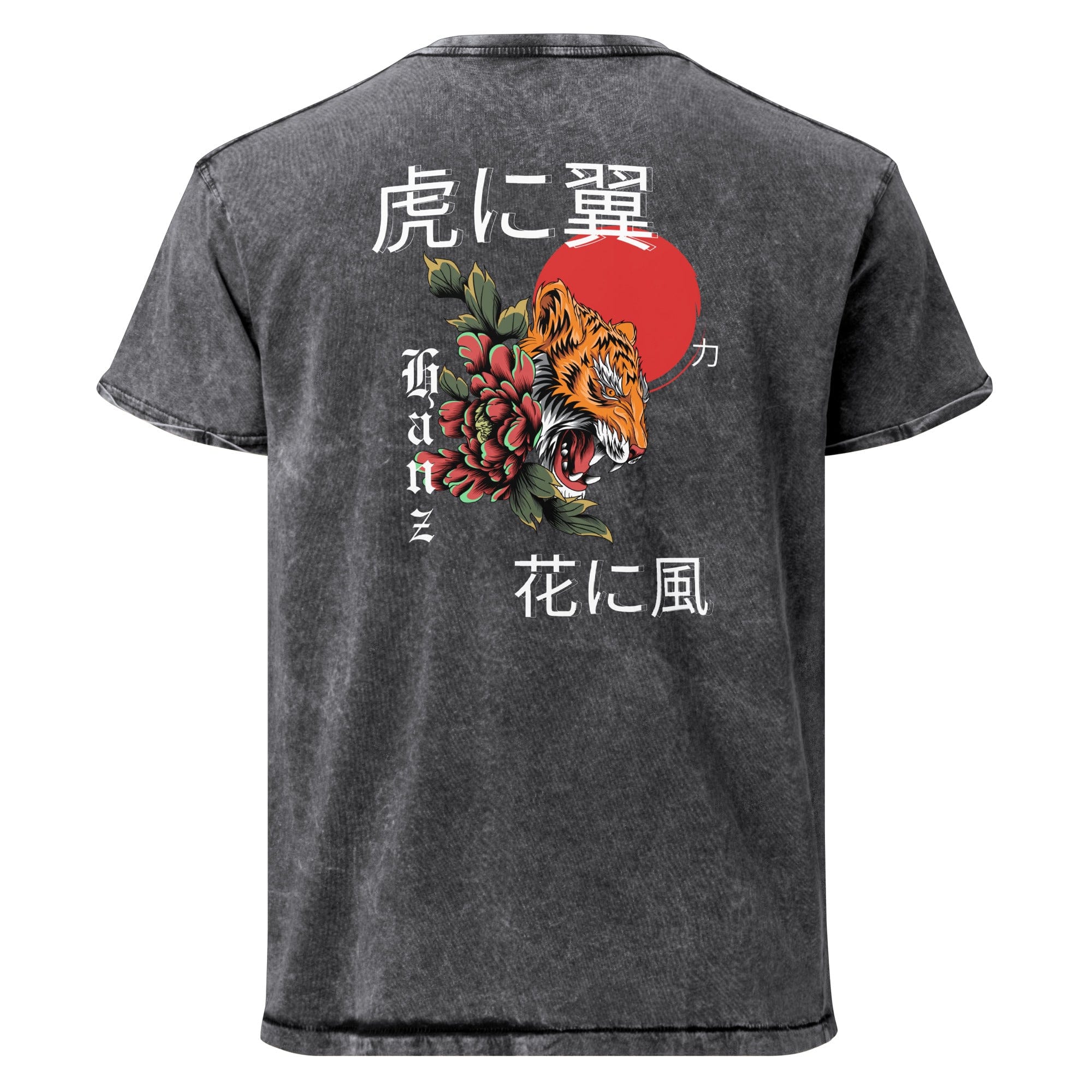Flower Tiger Denim T-Shirt – Hanz Driven