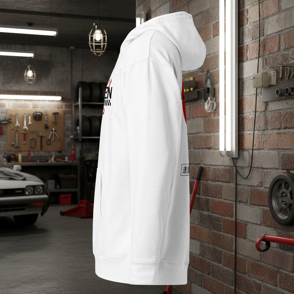 Soul of Speed White Hoodie – Hanz Driven