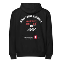 Hantsu Drift School JDM Zip Hoodie Black | Hanz Driven