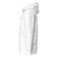 Flat Six Hoodie Black on White