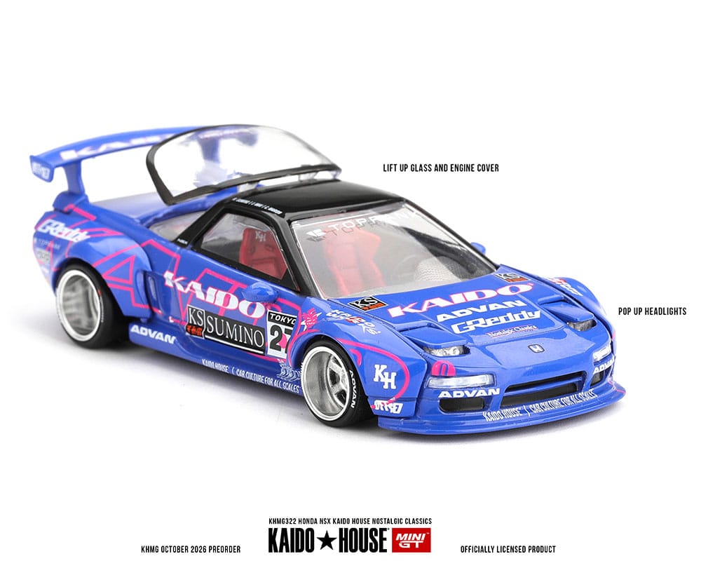 Honda NSX Nostalgic Classics Blue 1/64 | Kaido House – Hanz Driven
