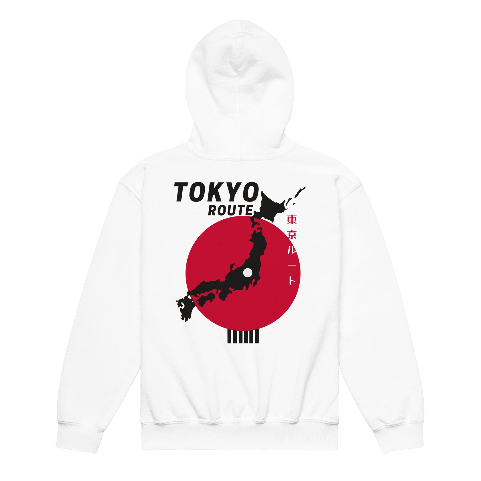 Tokyo Route Hoodie Youth White – Hanz Driven
