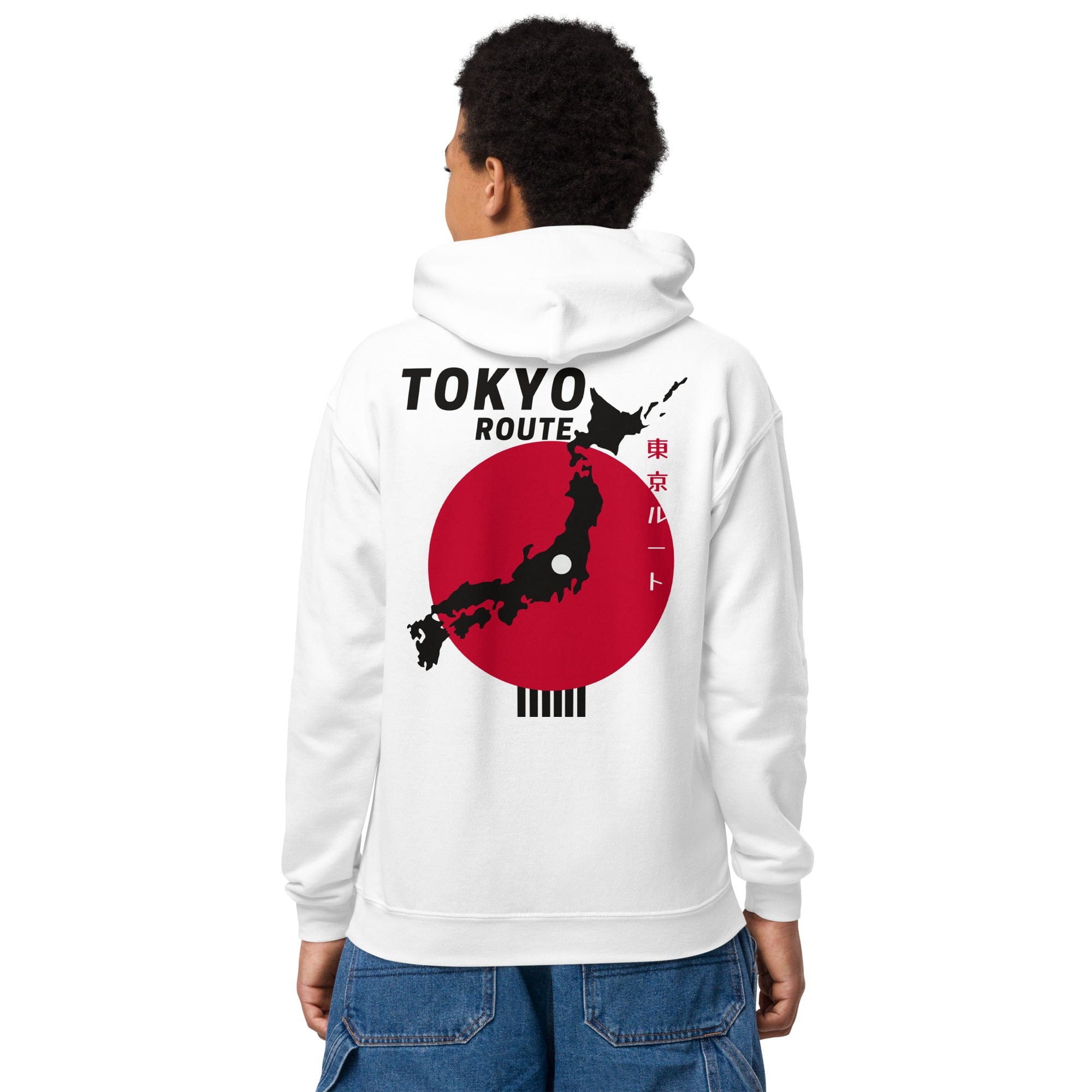 Tokyo Route Hoodie Youth White – Hanz Driven